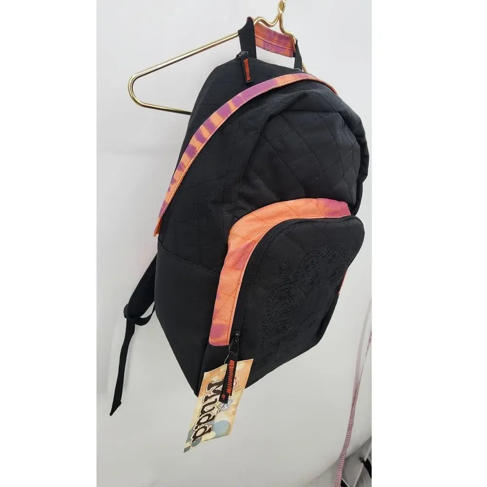 Deadstock Vintage Y2K Mudd‎ Embroidered Tie Dye Bookbag Backpack